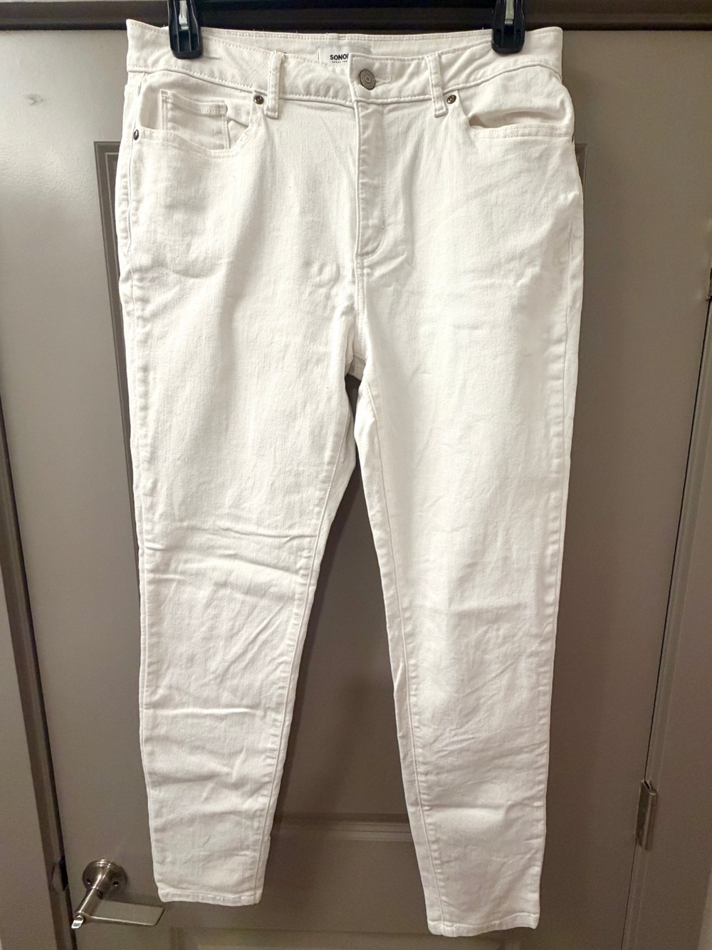 SONOMA Curvy Skinny Jeans White - 14 Long